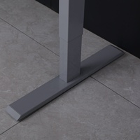 Table de bureau de levage électrique, planche de jeu en verre, bureau à domicile, hauteur réglable, bureau sur pied avec écran tactile
