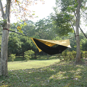 Tente de camping légère et portable 4 saisons pour 1-2 personnes avec auvent, <span class=keywords><strong>moustiquaire</strong></span> et deux chambres, montage rapide et automatique - Product Image 5