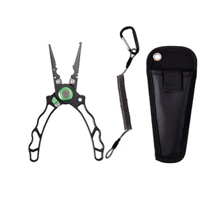 Pince de pêche avec poignée ergonomique innovante, résistante à la corrosion et à l'eau salée, outil multifonction pour enlever les hameçons, tressé - Product Image 5
