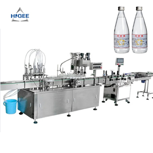 Máquina de Llenado y Tapado de Botellas de Licor de Vidrio Personalizadas, Máquina de Llenado y Tapado de Botellas de Licor Estilo Antiguo con Etiquetadora - Product Image 6