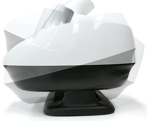 Masajeador de pies eléctrico con características de sacudida y oscilación que incluyen masajeador de piernas y rodillo de masaje - Product Image 1