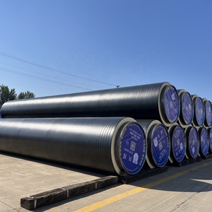 Đường kính lớn Polyurethane phun polyethylene vết thương Ống cách nhiệt cho khu vực <span class=keywords><strong>s</strong></span>ưởi ấm và làm mát - Product Image 2