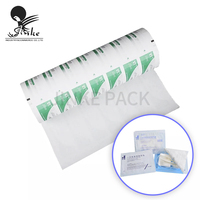 Papier de scellage blister médical imprimé personnalisé, rouleau de papier d'emballage de polymérisation blister médical pour seringue jetable
