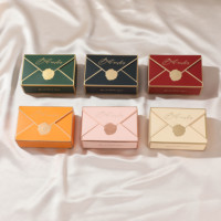 Boîte cadeau de luxe personnalisée pour chocolats et bonbons, emballage carré en papier pour mariages, pour le rangement de bonbons, finition mate