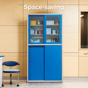 Design moderne industriel et extérieur commercial armoire à instruments en acier inoxydable mobilier de laboratoire hôpital salle blanche clinique - Product Image 6