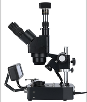 Microscopio estéreo de color negro para joyería, ajuste de Ajuste de joyería, SWF10X, nuevo microscopio