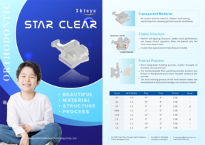 Kit <span class=keywords><strong>de</strong></span> brackets orthodontiques en céramique transparente <span class=keywords><strong>de</strong></span> haute qualité, matériaux orthodontiques, brackets passifs auto-ligaturants - Product Image 4