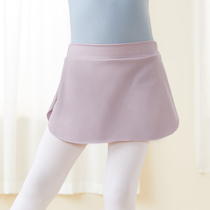 Gonne da Balletto e Ginnastica per Bambine, Gonna Corta con Spacco Laterale per Danza e Allenamento - Product Image 3