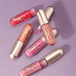 Fournisseur en gros de produits magiques Acide hyaluronique organique Moisy Lip Tint Shimmer pompant Glossture Liquid Lipstick Gloss - Product Image 6