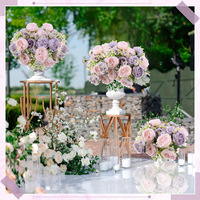 Buket Bunga Peony Buatan 3D Mewah Tahan Air |   Bunga Sutra Imitasi Gaya Bohemian untuk Pernikahan di Luar Ruangan & Dekorasi Rumah
