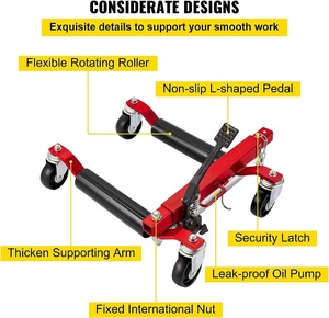 1500LBS Rueda de coche hidráulica Dolly Easy Move Posicionamiento de coche <span class=keywords><strong>Go</strong></span> <span class=keywords><strong>Jack</strong></span> - Product Image 4