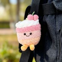 Peluche personnalisée OEM en gros, 7 pouces, Légumes Vives (Aubergines), super douce avec rembourrage en coton PP, technique de lavage