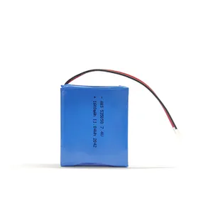 Ce认证535058 1S2P 3.7V 3200毫安时可充电锂聚合物电池为全球定位系统跟踪器定制锂聚合物脂电池组