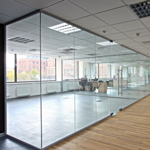 อลูมิเนียม Divider วัสดุอาคารน้ำหนักเบาแผง10มม.สำนักงาน<span class=keywords><strong>ผนัง</strong></span><span class=keywords><strong>กั้น</strong></span>กระจก - Product Image 5