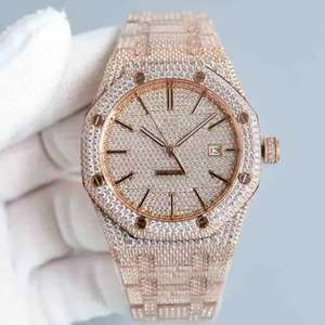 Reloj de Diamantes Moissanite de Lujo al por Mayor para Hombre, Relojes Mecánicos Automáticos Resistentes al Agua - Product Image 2