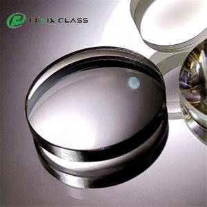 Lentille sphérique en verre de silice fondue Corning 7980 avec revêtement UV IR FELIX, transmission de 99,5 %, pour capteur laser, lentille ménisque - Product Image 3