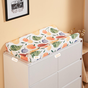 Cubiertas de Algodón 100% para Cambiador de Bebé, Sábanas para Cambiador de Pañales, 32x16 Pulgadas - Product Image 2