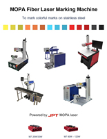 Nouveau graveur laser à fibre JPT Mopa 30W 60W 100W avec marquage profond, refroidissement par air portable, prend en charge DXF/BMP/AI/DWG/DST/PLT