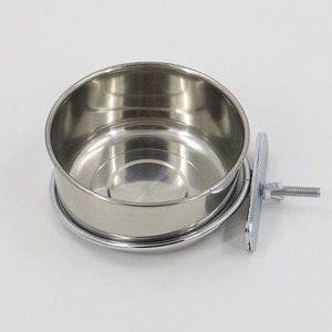 Bol pour perroquets et oiseaux suspendu en acier inoxydable de tailles multiples, tasses personnalisées pour mangeoire à oiseaux. - Product Image 5