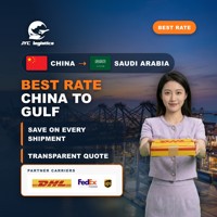 Transporte de piezas de automóviles por vía aérea de China a Arabia Saudita, logística puerta a puerta DDP con cobertura de seguro.