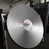 Table à vide industrielle ronde robuste, plateforme circulaire alvéolée à haute planéité