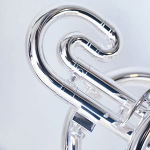 <span class=keywords><strong>Mellophone</strong></span> en laiton plaqué argent, instrument de marche de haute qualité - Product Image 4