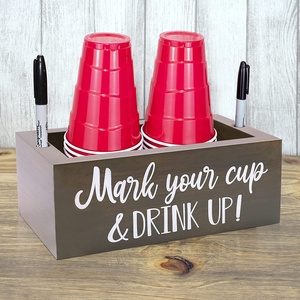 Comptoir de Bar de cuisine en bois, style rustique, pour fêtes, Double Solo, 1 pièce - Product Image 3