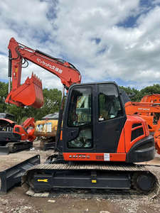 Le Japon a utilisé la KX175-5 d'excavatrice de Kubota Kx183 7.5 tonnes petite pelle avec la machine de Bullbozer Le Japon a utilisé la mini excavatrice de Kx175-5 de Kubota - Product Image 2
