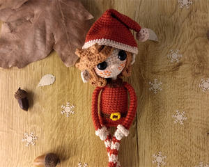 2024 cadeau de noël Amigurumi poupée jasmin noël fille Amigurumi Crochet poupée personnalisé Crochet Amigurumi poupée - Product Image 2