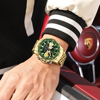 Jam Tangan Digital Pria Poedagar E122, Jam Tangan Quartz Analog-Digital Sport, Anti Air, Stainless Steel, dengan Lampu, untuk Pria