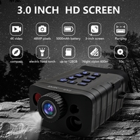 2025 nouveau 4K 48MP infrarouge numérique vision nocturne extérieur télémètre boussole 600m mesure de distance Laser avec lampe de poche