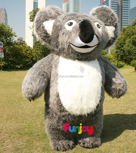 Costume da Mascotte Gonfiabile Natalizio Personalizzato a Forma di Koala in Peluche per Adulti Unisex - Product Image 4