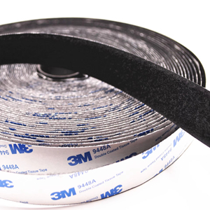 カスタムVelcroesストリップナイロン生地接着剤ベルクロー粘着テープロール強力な粘着フックとループファスナーテープ - Product Image 3