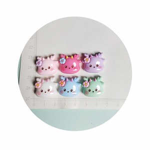 Cabochons en résine à dos plat, motif dragon bébé de dessin animé mignon, pour épingles à cheveux, scrapbooking, coques de téléphone, artisanat DIY, nail art, décoration de slime - Product Image 4