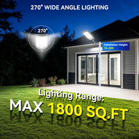 Lámpara Solar LED Multiusos para Exteriores, Impermeable, con Sensor de Movimiento, para Calle, Jardín, Estacionamiento, Granja, Almacén