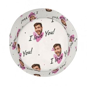 Sombrero de Pescador Unisex de Poliéster con Foto Personalizada 'Te Amo', Diseño de Dibujos Animados, Estilo Urbano, Regalo de Cumpleaños para Hombre - Product Image 6