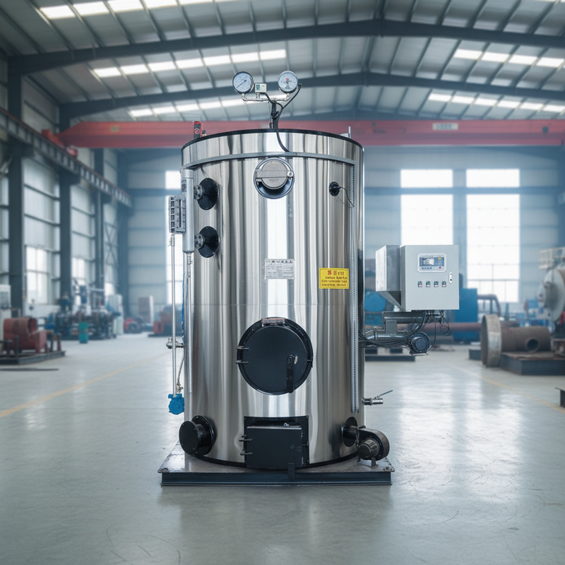 100kg 200kg Boimass Steam Boiler Capacity