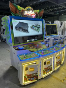 Macchina da gioco arcade video a moneta per 4 giocatori, popolare negli USA, con tema di pesca, garanzia di 1 anno, ideale per centri commerciali e aree urbane - Product Image 6