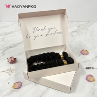 Maßgefertigte Luxus Tragbare Haarverlängerungs-Geschenkbox mit Griff Umweltfreundliche Starre Papierverpackung Satin-Futter Vierfarbdruck Perücken