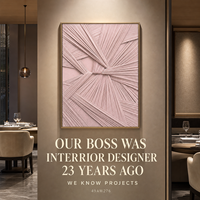 Elegante 3D Blush-Rosa Gewebte Textil-Plissee Geometrische Wandkunst Handgefertigt Boutique Hotel Flur Suite Feminine Dekoration Maßanfertigung Großhandel