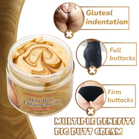 Crème pour l'augmentation des fesses, huile et crème mélangées pour un massage des fesses et des seins, pour un fessier plus volumineux et plus galbé