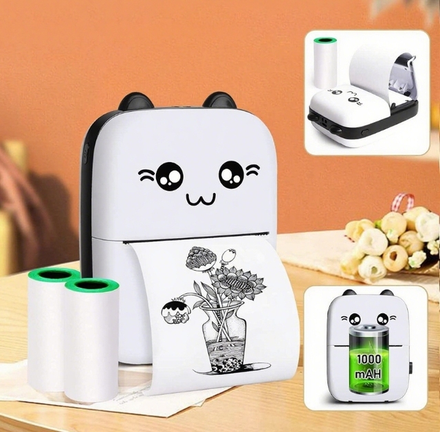Factory Wholesale Pocket Mini Printer Student Error Thermal Photo Information Label Printer