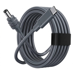 สายชาร์จ USB-C เป็น DC แบบกันน้ำ PVC ขนาด OD5.0 มม. รองรับ PD 100W สำหรับ Starlink Mini ชนิดสายทองแดงเคลือบดีบุก 18AWG - Product Image 1