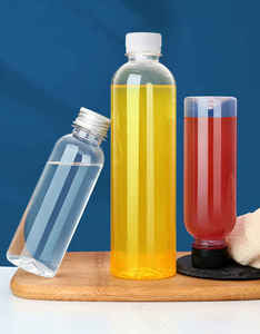 400ml/600ml Reusable <b>Plastic</b> Transparent Beverage Bottles Lid Anti-corrosion Waterproof for Mineral Water Fruit Juice Milk Tea - Product Image 4