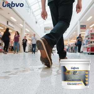 Chất lượng cao chống thấm & chống trượt nhựa <span class=keywords><strong>epoxy</strong></span> màu cát tự san phẳng Sàn <span class=keywords><strong>epoxy</strong></span> cho nhà để xe nhà máy - Product Image 3