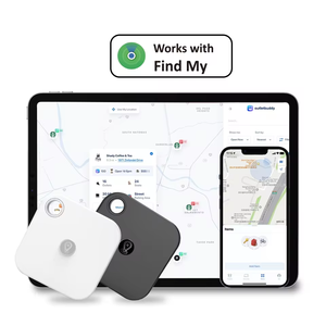 Dispositivo portatile GPS Tracker MFI certificato intelligente in tempo reale dispositivo di localizzazione satellitare Anti-smarrimento cani gatti chiavi plastica <span class=keywords><strong>Mini</strong></span> trova il mio Tag - Product Image 2