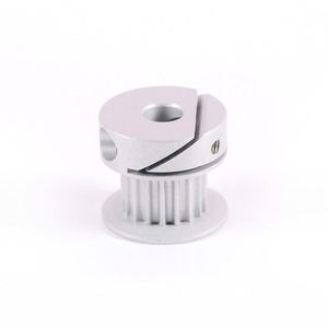 Polea de Sincronización Personalizada GT2 20T con Buje de Sujeción de Aluminio y Acero Inoxidable, Diámetro Interior de 10 mm, Diámetro Exterior de 50 mm, Compatible con OEM - Product Image 5
