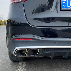 ท่อไอเสียสแตนเลสสีเงินเงาดำสำหรับรถยนต์ Mercedes-Benz GLE-Class W167 X167 V167 รุ่นปี 2019 ชุดอัพเกรด - Product Image 1