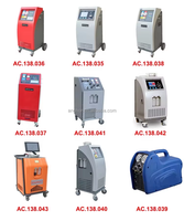 AC.138.035 Machine de récupération et de recharge de réfrigérant entièrement automatique 220V AC pour climatiseur, gaz R134a, 370W