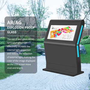 Ngoài trời ngang máy quảng cáo hiển thị truy vấn tương tác cảm ứng Totem sàn cơ sở LCD ngoài trời tất cả trong một kiosk tương tác - Product Image 2